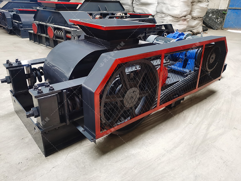 2PG610X400對輥破碎機發(fā)貨圖片_發(fā)往河北石家莊_破碎石灰石